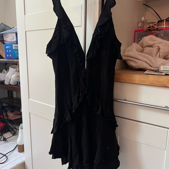 For Love & Lemons Poppy Mini Dress Black (Sold Out Online! Read Description!) - Picture 2 of 5